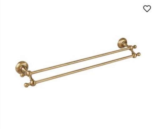 New solid brass towel - towel, rail