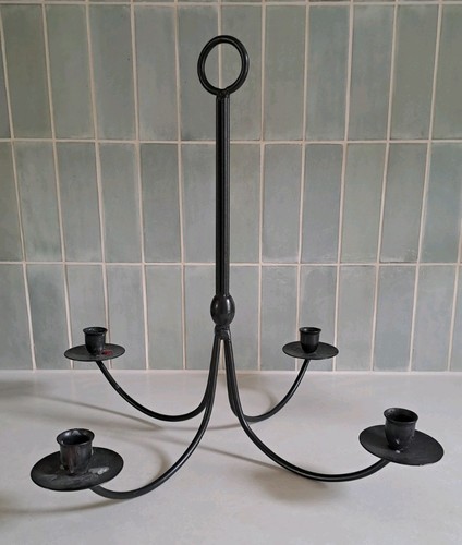 Wrought iron arm black - 4,