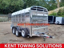 New Nugent LS3618H 12' x 6' Livestock Cattle Trailer + Sheep Decks Inc - INC VAT