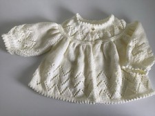 Hand Knitted Baby Matinee