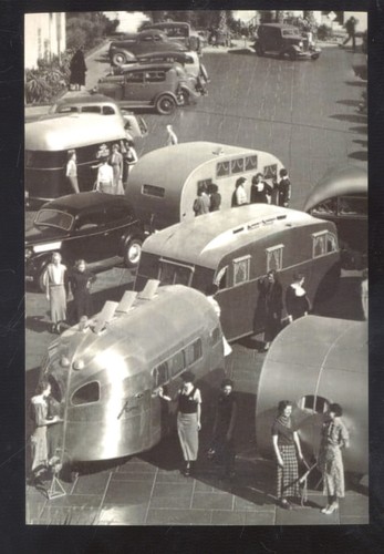 Real photo 1950s trailer - real,