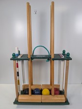 Vintage wooden Jaques Croquet