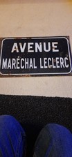 VINTAGE ORIGINAL FRENCH ENAMEL STREET ROAD SIGN   