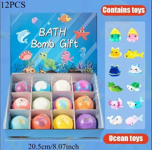 12pcs bath bomb gift - 12pcs,,