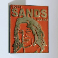 Bobby Sands Enamel Pin Badge - Election Poster Irish Republican Hunger Striker