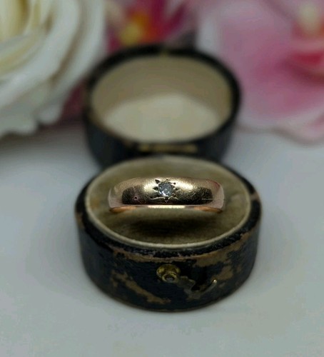 Antique 14ct rose gold band