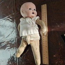 Vintage Composition/Fabric Doll For Repair