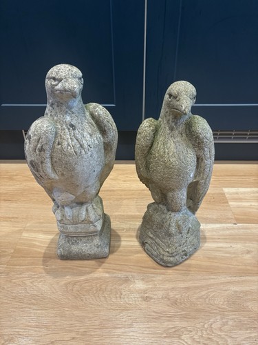 Pair weathered vintage - of,