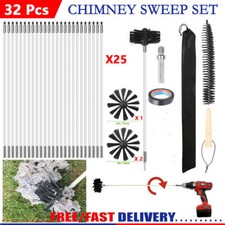 32x Flexible Chimney Sweep Set