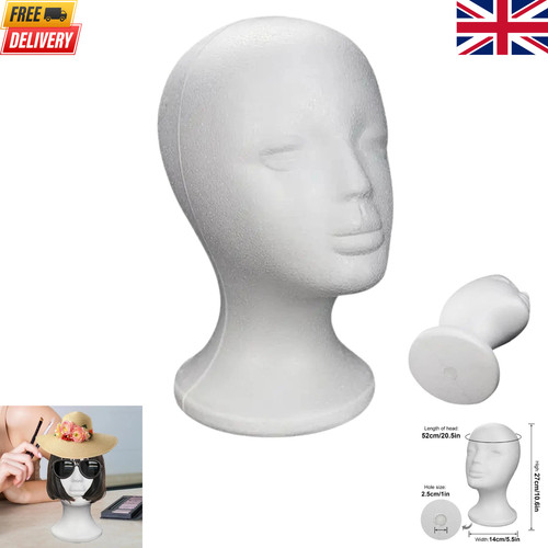 Polystyrene foam head dummy - foam,
