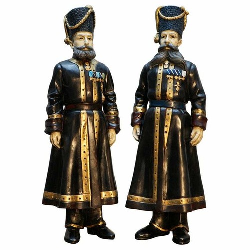 Pair rare important statues - important,