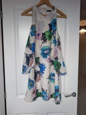 Zara Womens Floral Tiered