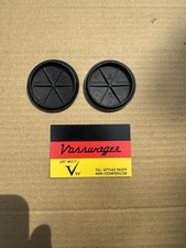 VW GOLF JETTA MK2 GENUINE FRONT BUMPER BOLT ACCESS LOWER VALANCE BLANK CAPS