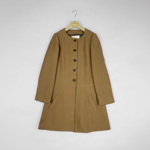 Chloé coat camel - coat, wool