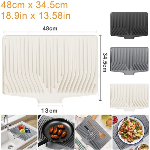 Silicone sink drying mat heat - sink,
