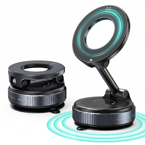 Magnetic phone holder for car - phone,