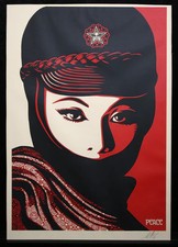 Fairey, Shepard - Mujer Fatale - Colour Offset Lithograph - Hand Signed