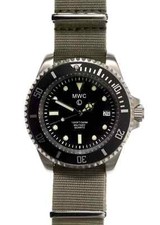 MWC 300m Stainless Steel Quartz Military Divers Watch 10 Year Battery Life