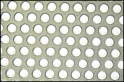 Mild steel perforated sheet - sheet, 2m