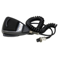 6-Pin for PRESIDENT Lincoln 2 Astatic 636L Ham Radio Noise Canceling Black Mic