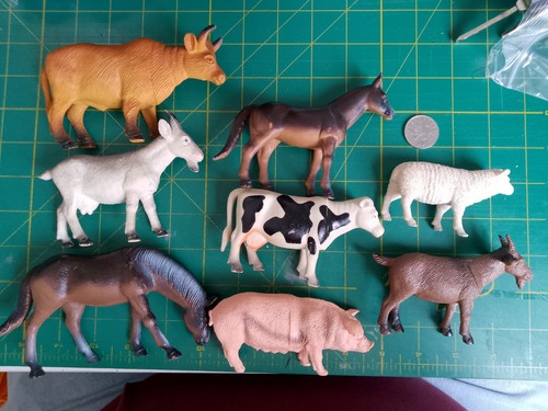 Vintage farm toys bundle - farm,