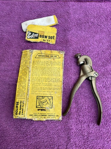 Vintage eclipse saw set - vintage,