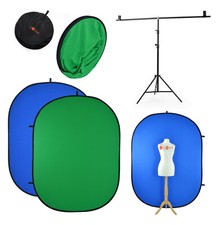 Chromakey Backdrop & Stand | Blue & Green Screen | Video Background Youtube Film