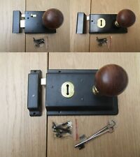 Rim Lock Door Knob Handle Sets Bathroom Bedroom Snib latch Old retro victorian 