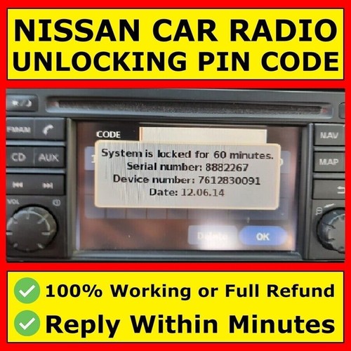 Nissan radio code car - radio,