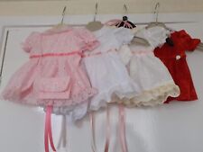 16"/14" Dolls dresses Broderie