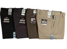 DOCKERS LEVI'S D2 SIGNATURE KHAKI STRAIGHT FIT FLAT FRONT PANTS/TROUSERS GENUINE