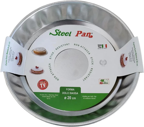 Steel pan pie - pie, flan