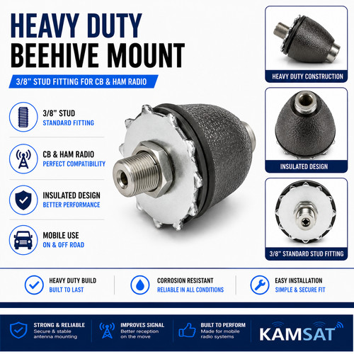 Heavy duty beehive antenna - heavy,