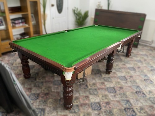 Slate bed snooker table - bed,