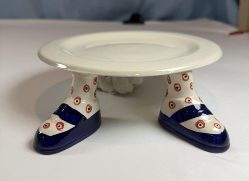 Carlton ware plate feet lustre - carlton,