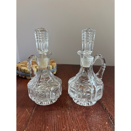Vintage clear pressed - pressed, glass