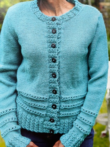 Ladies pretty cardigan size - pretty,