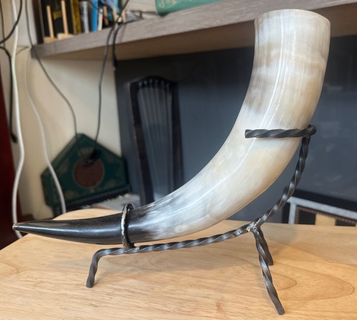 Viking drinking horn cast - viking, horn,