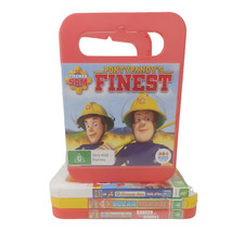 Fireman Sam 4 DVD Bundle Lot Ocean Rescue Fire PontyPandy Danger Children Kids