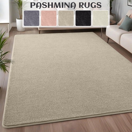 Fluffy rugs anti slip large - anti-slip,