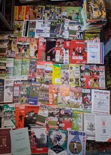 150 non league programmes lot - league,