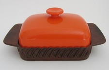 Vintage Retro 1970s Orange and