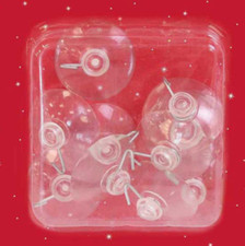 8 X Suction Cups Clear Rubber Plastic Rubber Window Wall Suckers Pads Hook Hang