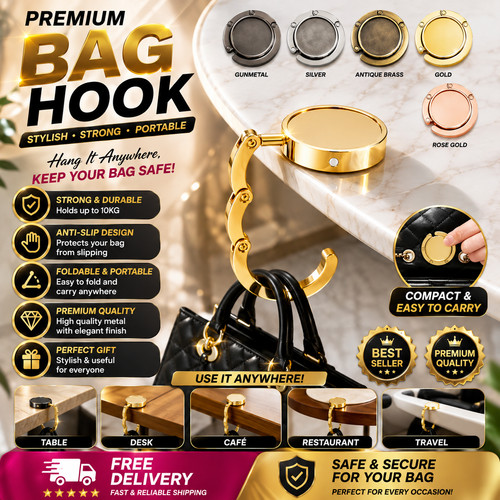 Fashion handbag hanger - fashion, folding