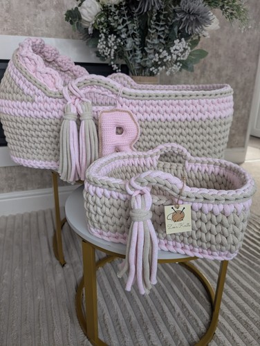 Crochet moses basket and - crochet,