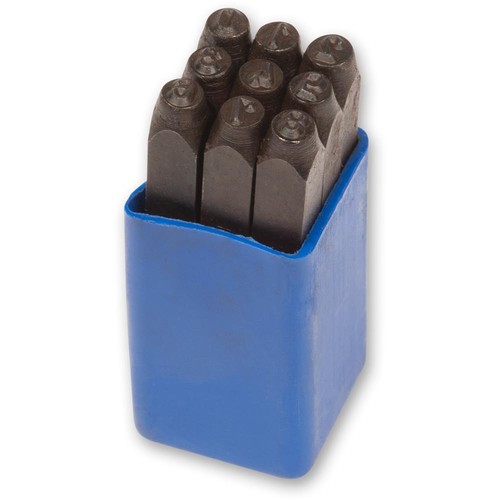 Axminster number punches 4mm - punches,