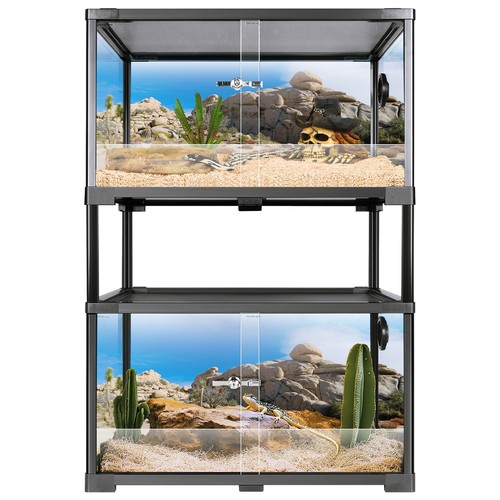 Double stacked reptile tank - double,