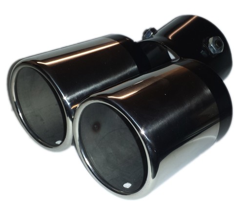 Twin dual exhaust trim curved - dual,