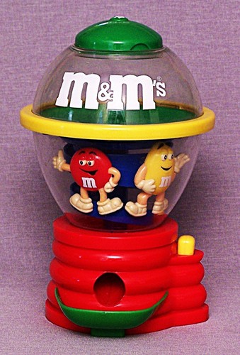 Vintage spinning gumball - m&m,