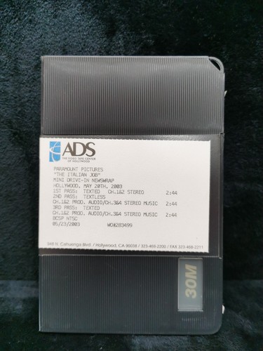 The italian job - 2003, betacam